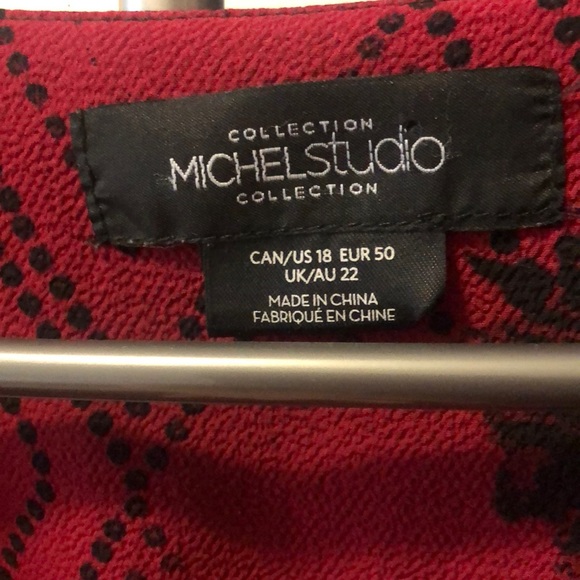 Michel studio ruffle top size 18 - Picture 8 of 8